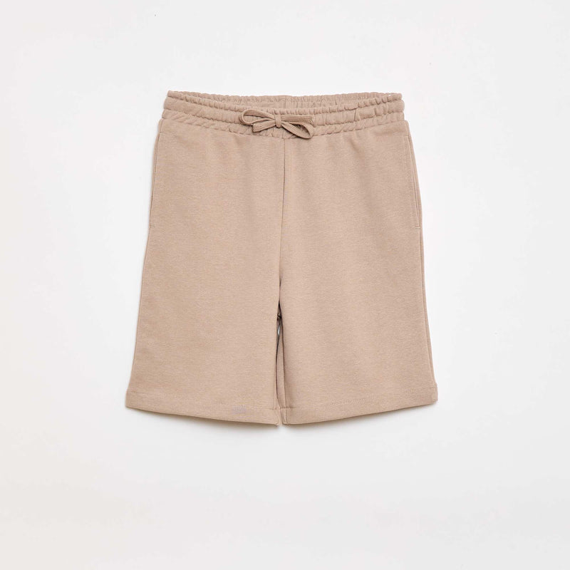 Lot de 2 shorts en coton uni
