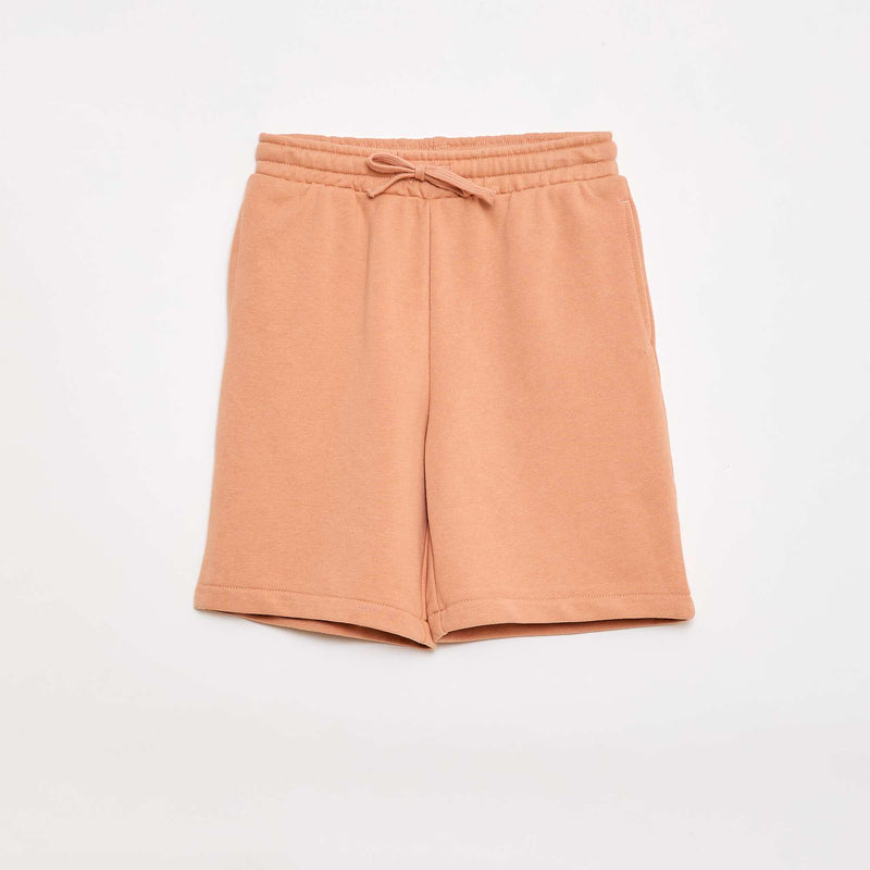 Lot de 2 shorts en coton uni