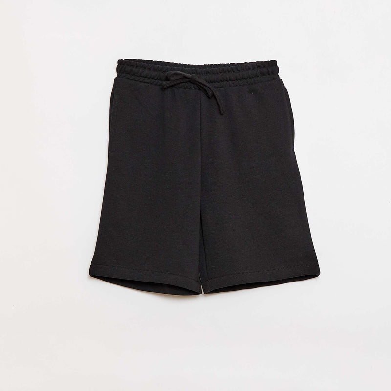 Lot de 2 shorts en coton uni