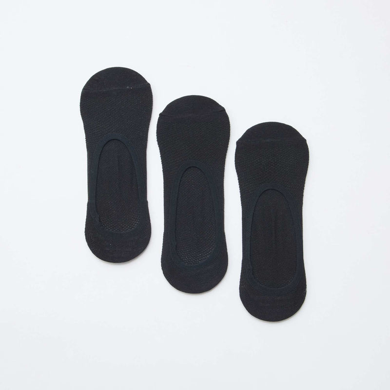 Lot de 3 ballerines protège-pieds Invisibles