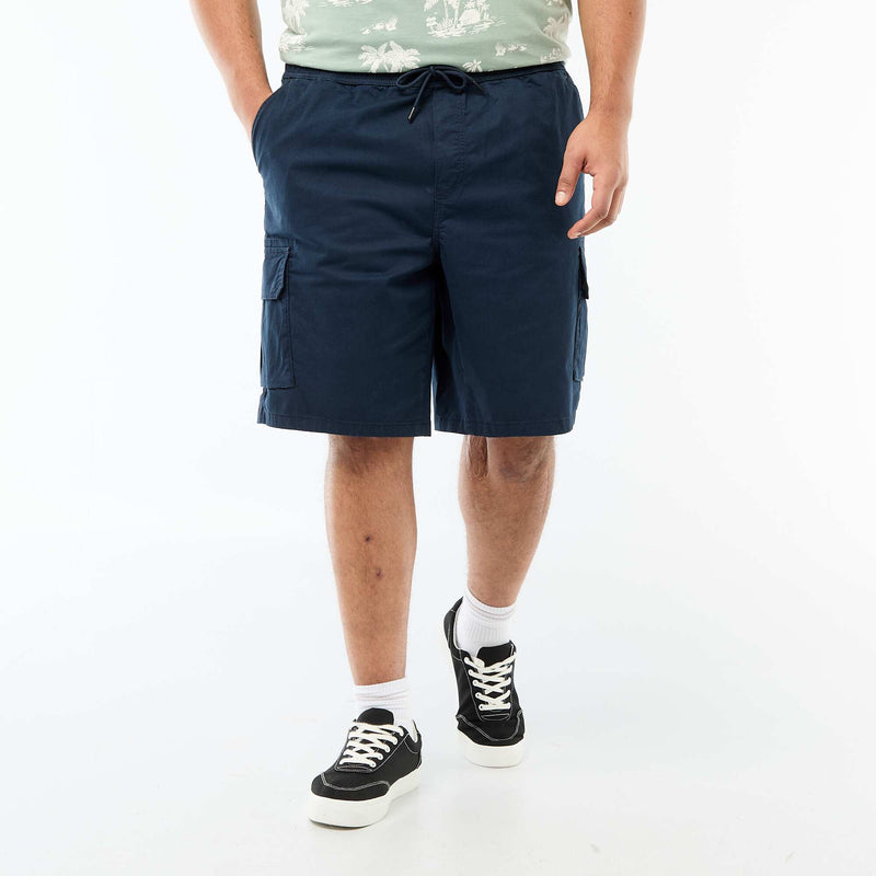 Bermuda en twill multipoches