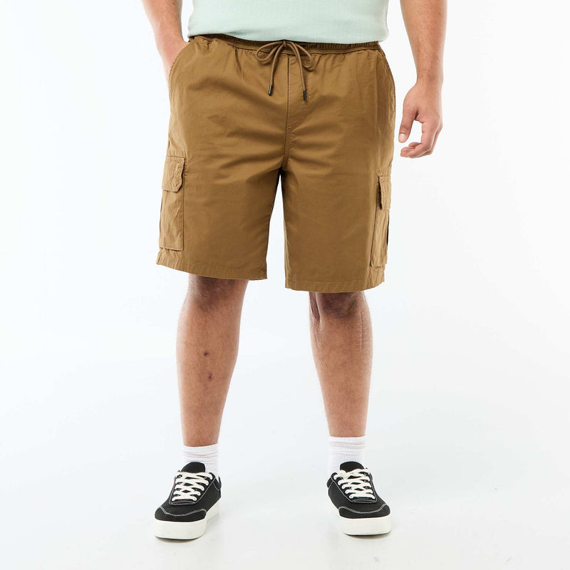 Bermuda en twill multipoches