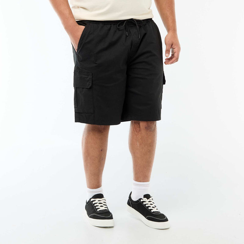 Bermuda en twill multipoches