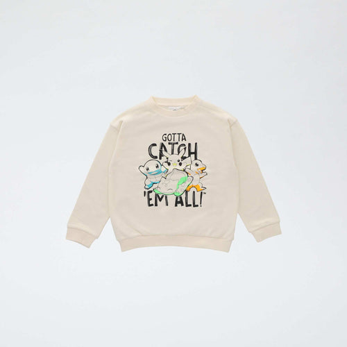 Pull imprimé 'Pokémon' en coton