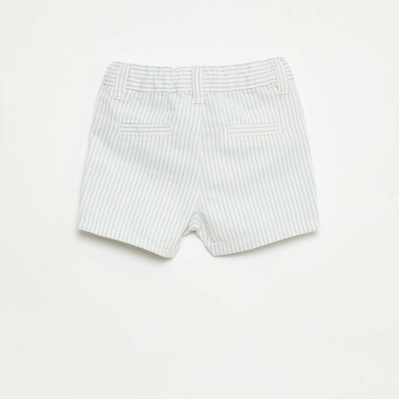 Short chino avec taille ajustable