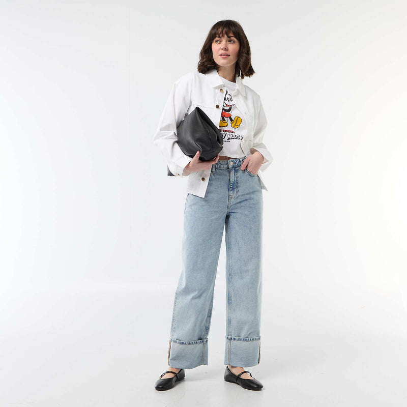 Tee-shirt 'Mickey' cropped 'Disney'