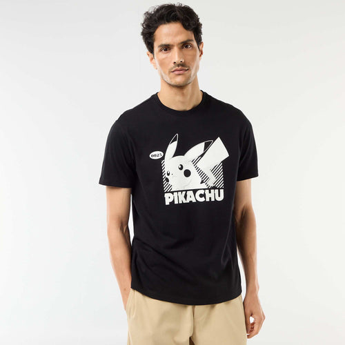 T-shirt 'Pokemon' 'Pikachu' à manches courtes