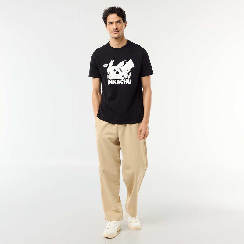 T-shirt 'Pokemon' 'Pikachu' à manches courtes