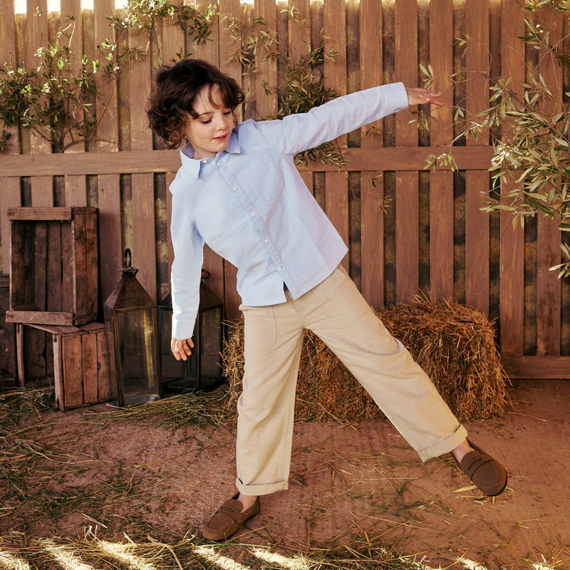 Pantalon en lin mélangé