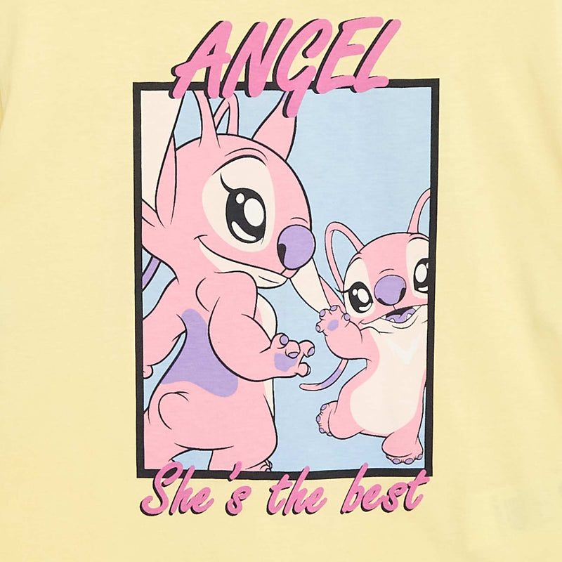 T-shirt 'Disney' 'Angel' en coton uni