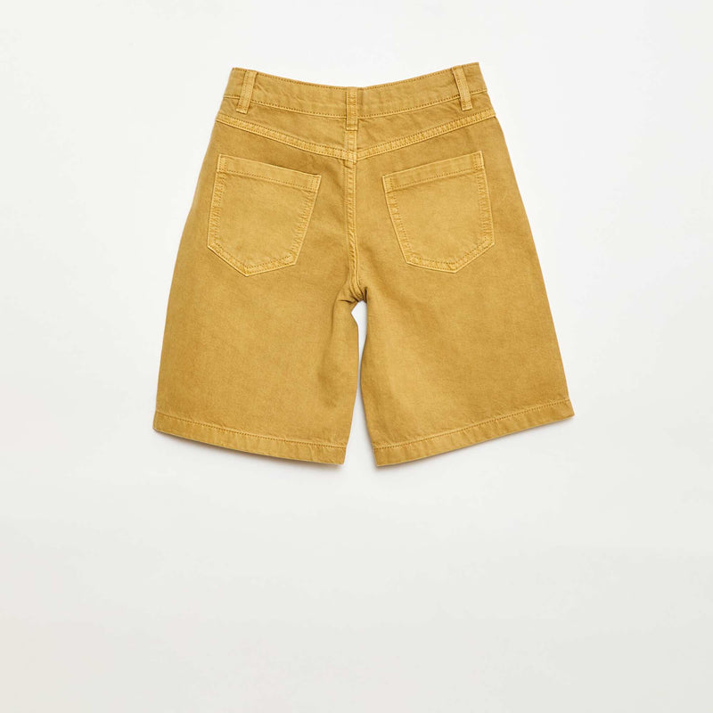 Bermuda en twill 5 poches