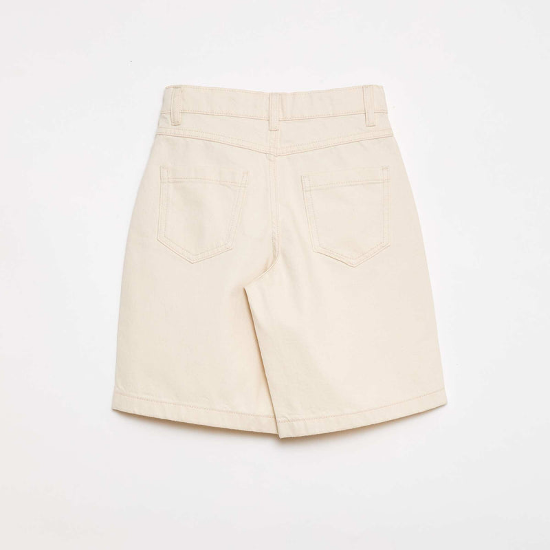 Bermuda en twill 5 poches