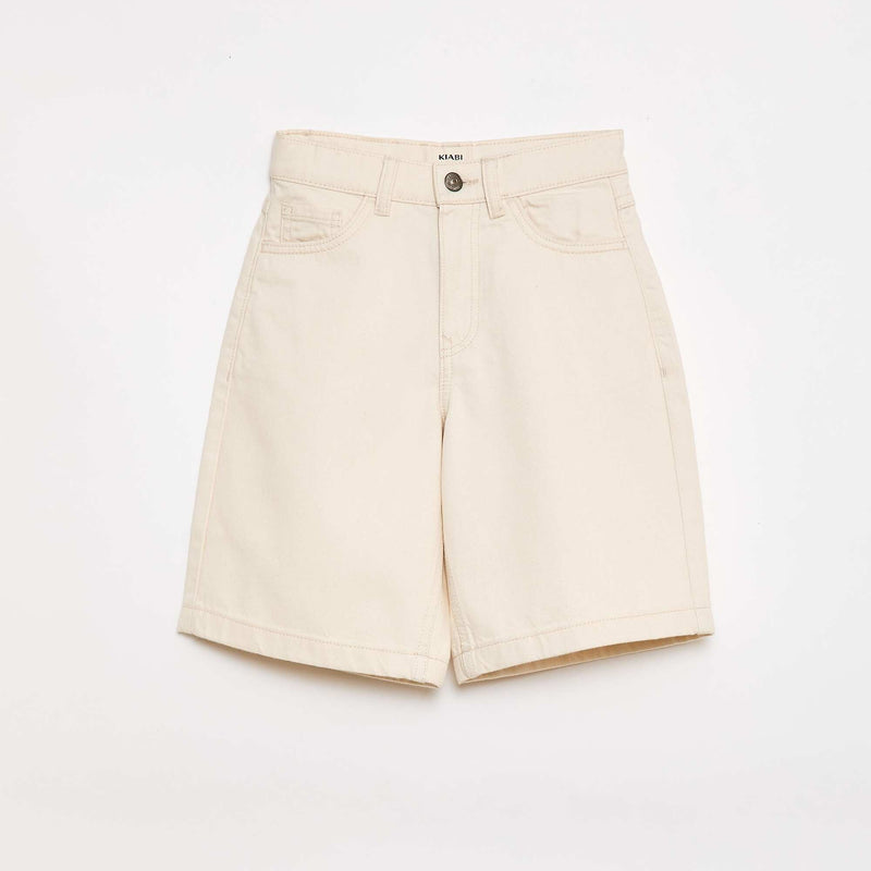 Bermuda en twill 5 poches