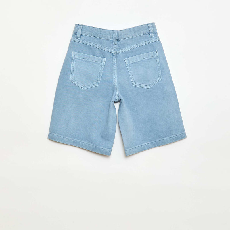 Bermuda en twill 5 poches