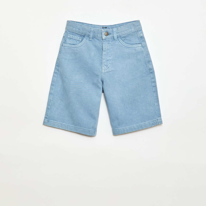 Bermuda en twill 5 poches
