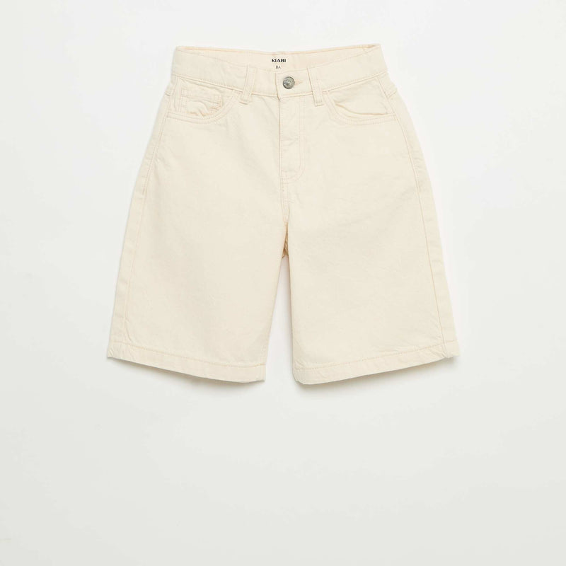 Bermuda en twill 5 poches