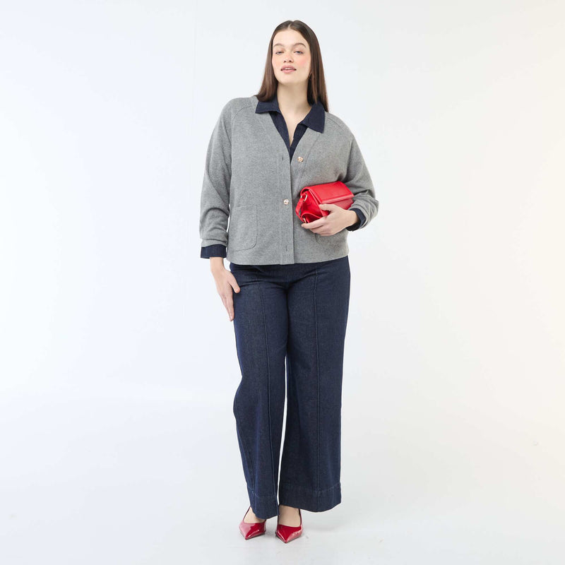Gilet en maille doudou