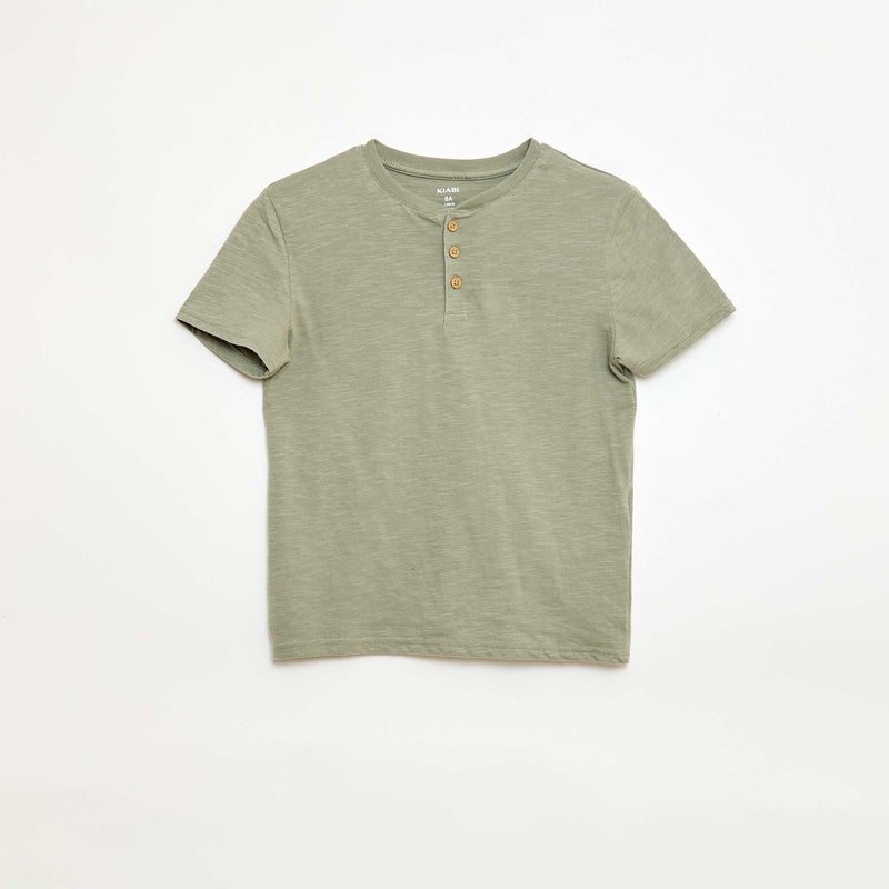 T-shirt à col tunisien