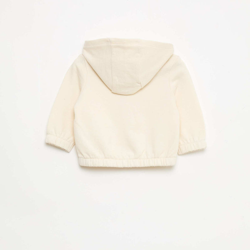 Sweat zippé en french terry