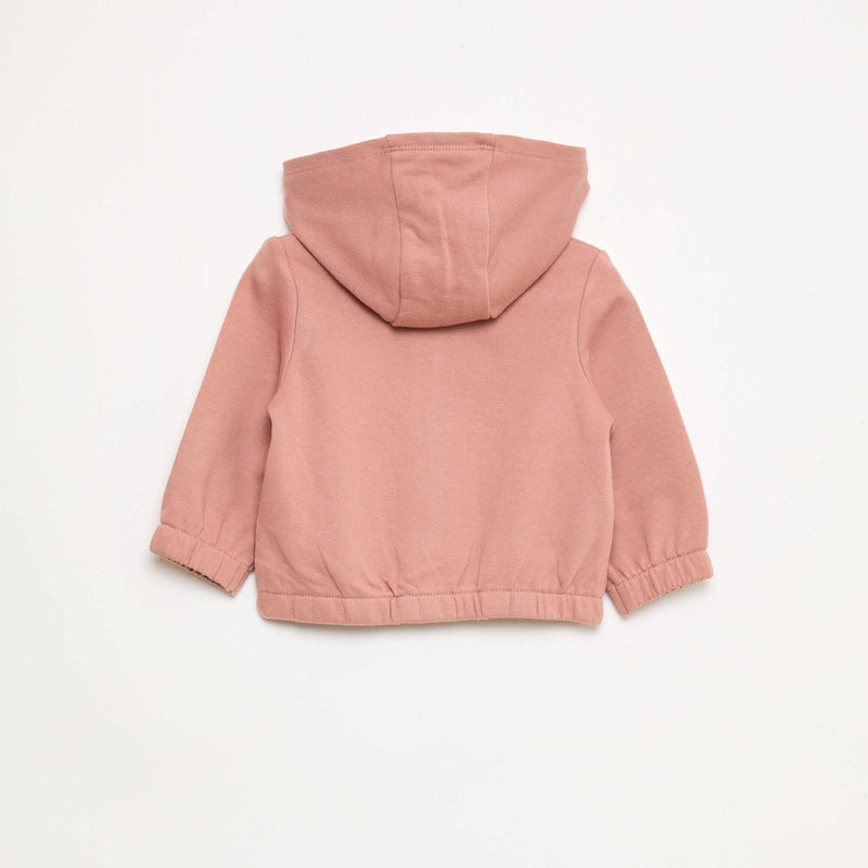 Sweat zippé en french terry