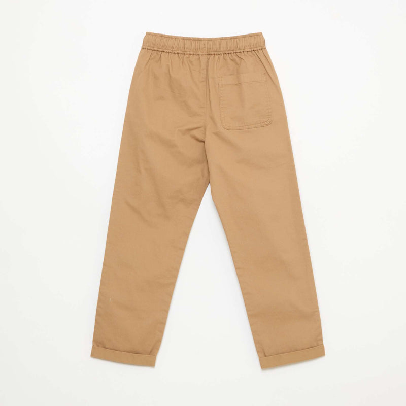 Jogpant uni avec ourlets