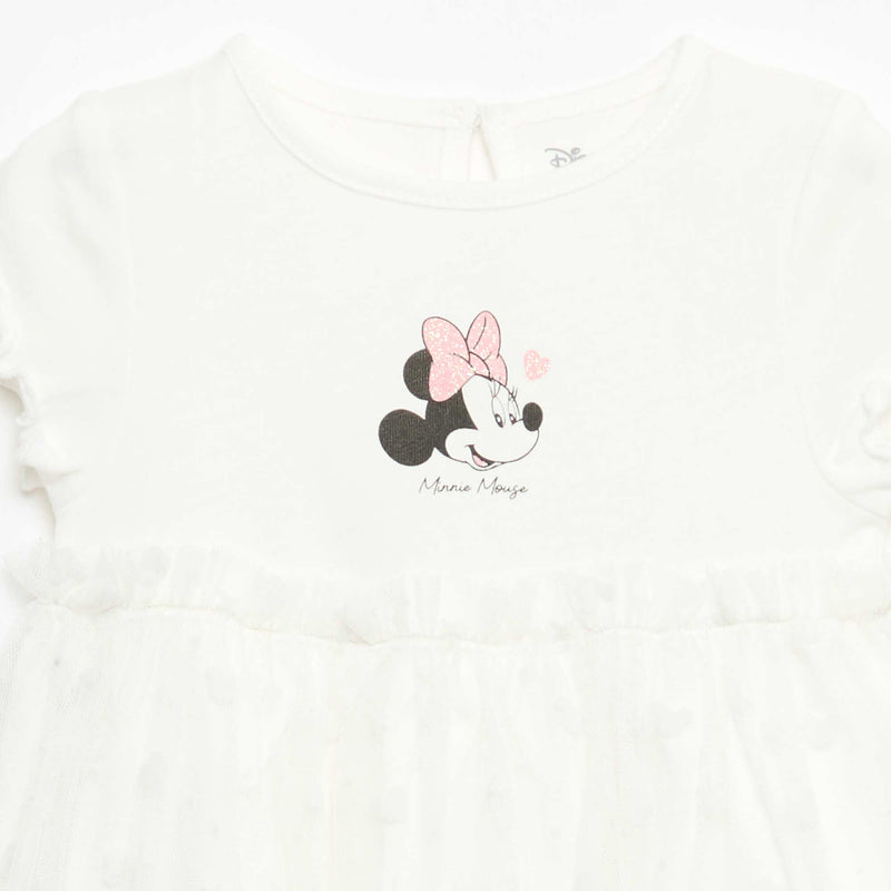 Robe 'Disney' 'Minnie' avec tulle en coton