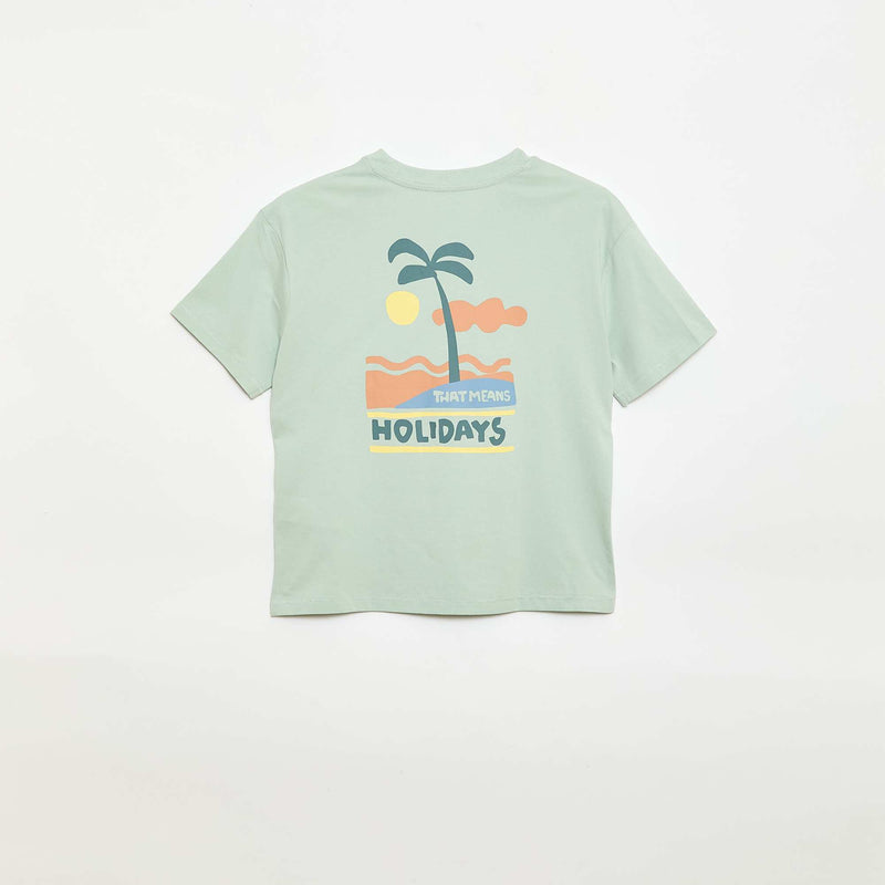 T-shirt oversize imprimé