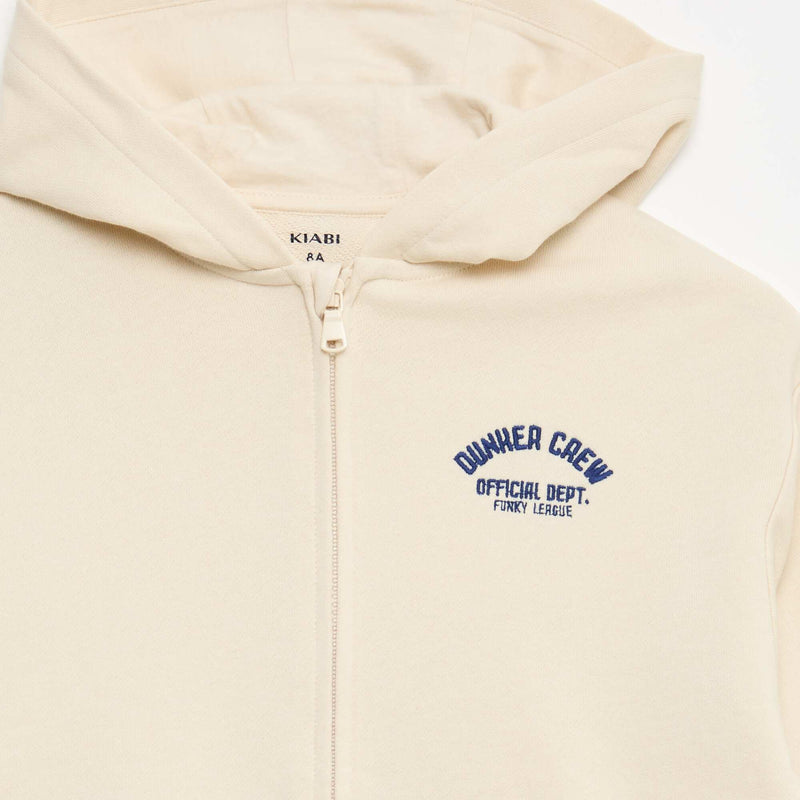 Sweat à capuche loose brodé
