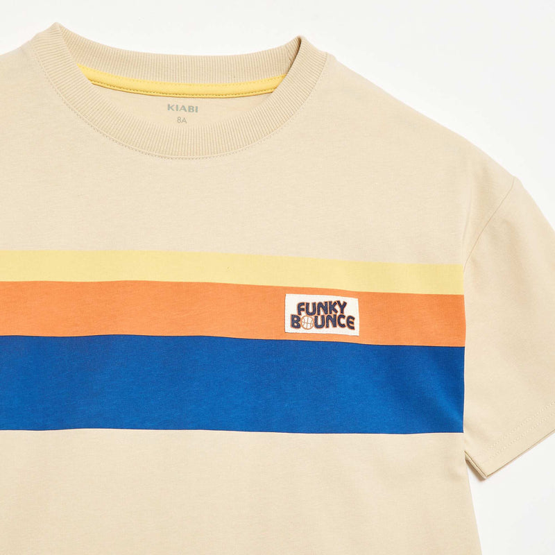 T-shirt manches courtes imprimé devant