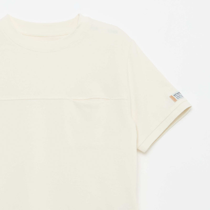T-shirt en coton piqué à manches courtes