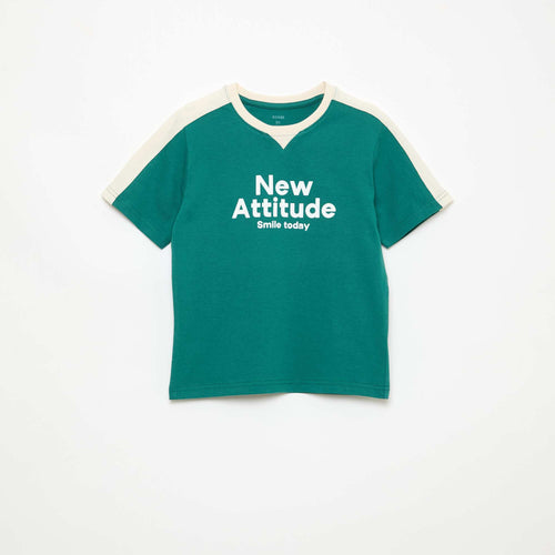 T-shirt imprimé à message