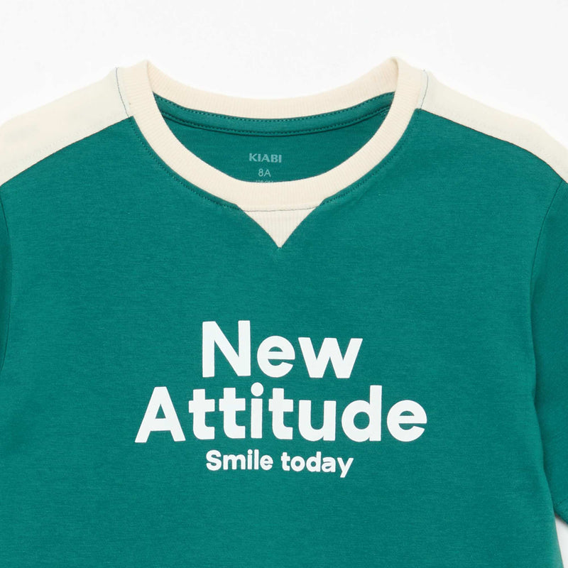T-shirt imprimé à message