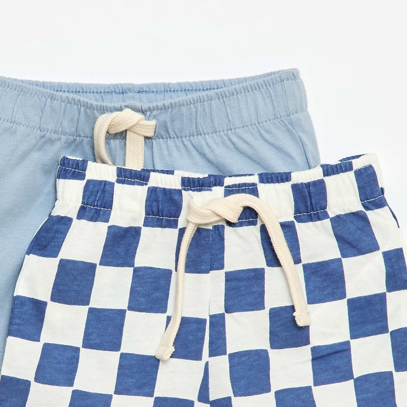 Lot de 2 shorts en jersey