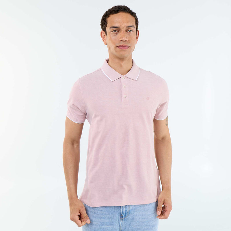 Polo avec broderie sur poitrine