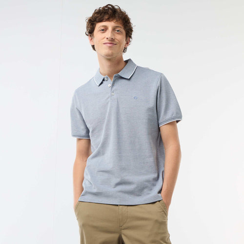 Polo avec broderie sur poitrine