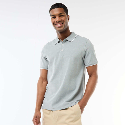 Polo avec broderie sur poitrine