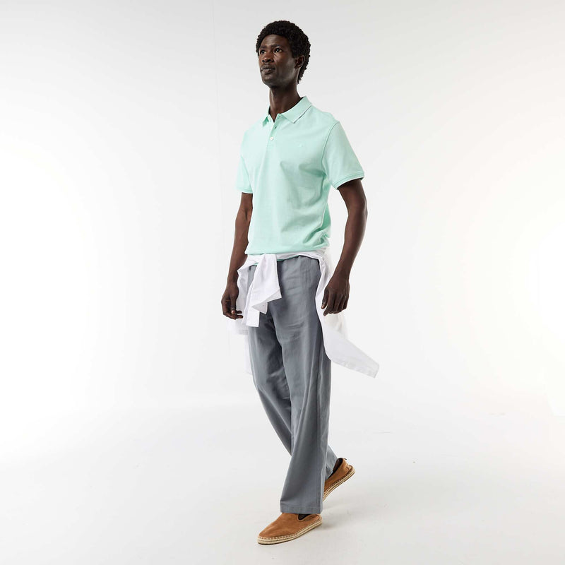 Polo avec broderie sur poitrine