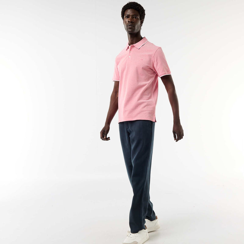 Polo avec broderie sur poitrine