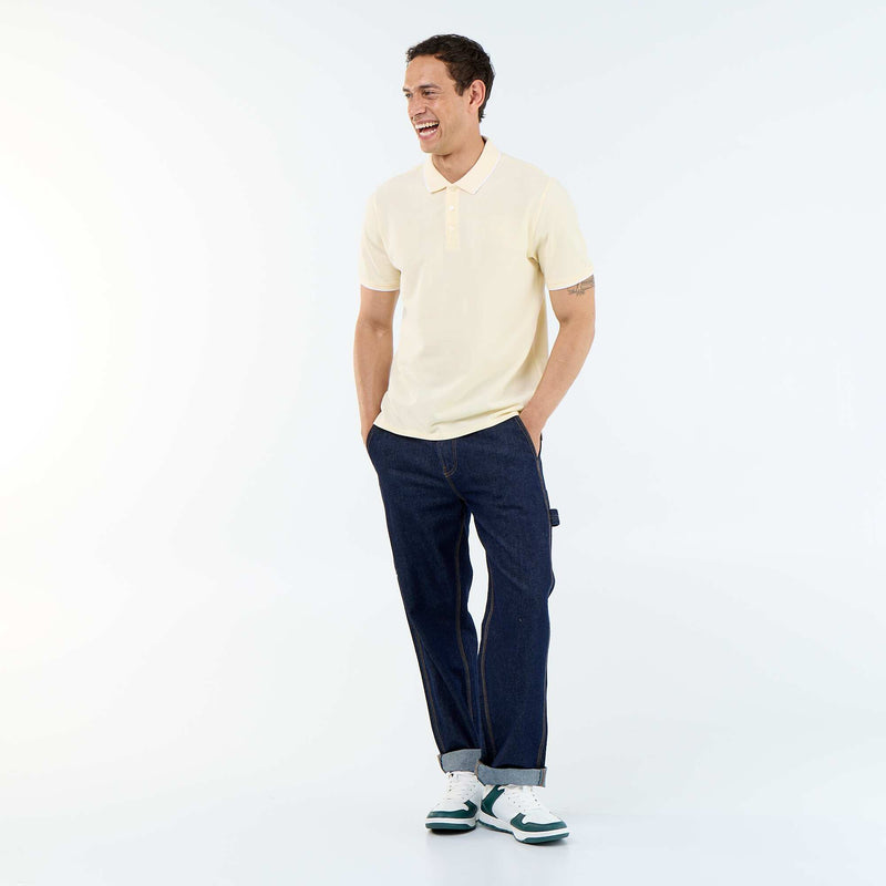 Polo avec broderie sur poitrine