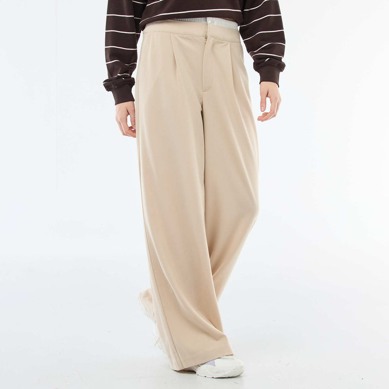 Pantalon large avec taille boxer