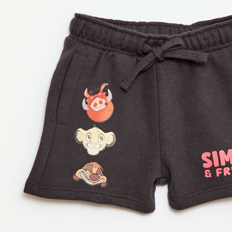 Short 'Donald' 'Disney' en molleton non gratté