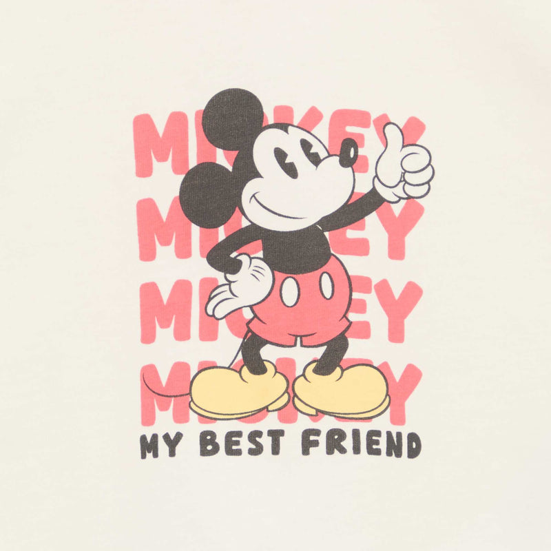 T-shirt imprimé 'Mickey' à manches courtes
