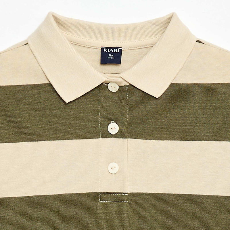 Polo oversize à rayures