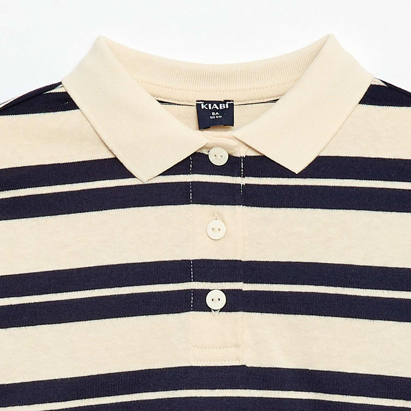 Polo oversize à rayures