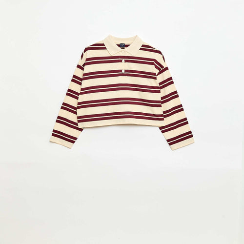 Polo oversize à rayures