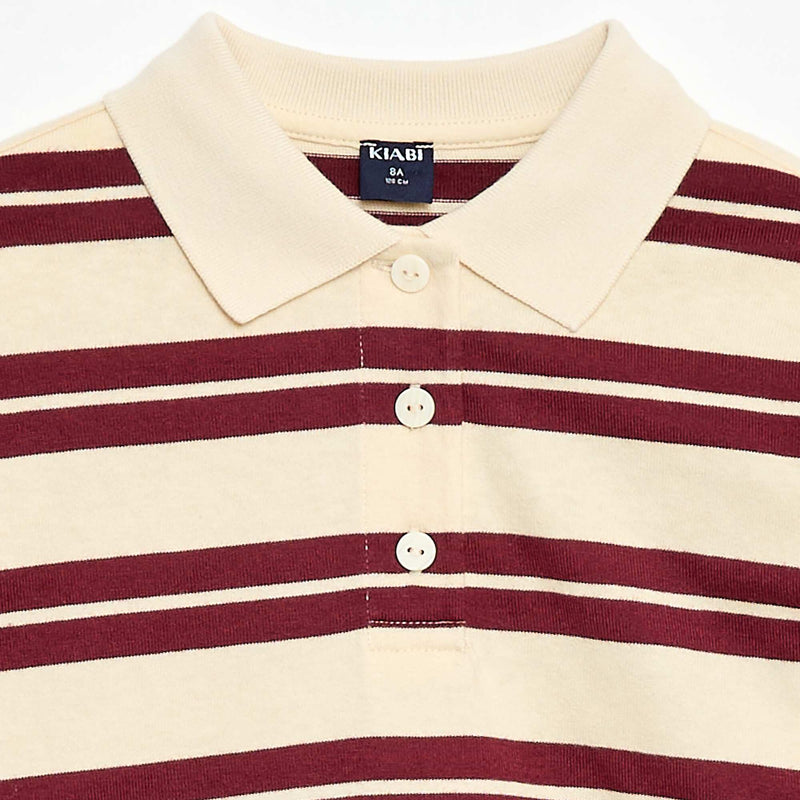 Polo oversize à rayures