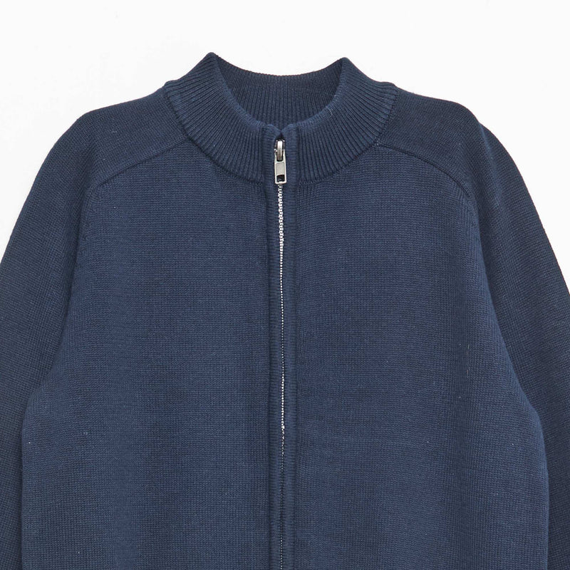 Gilet zippé à col montant