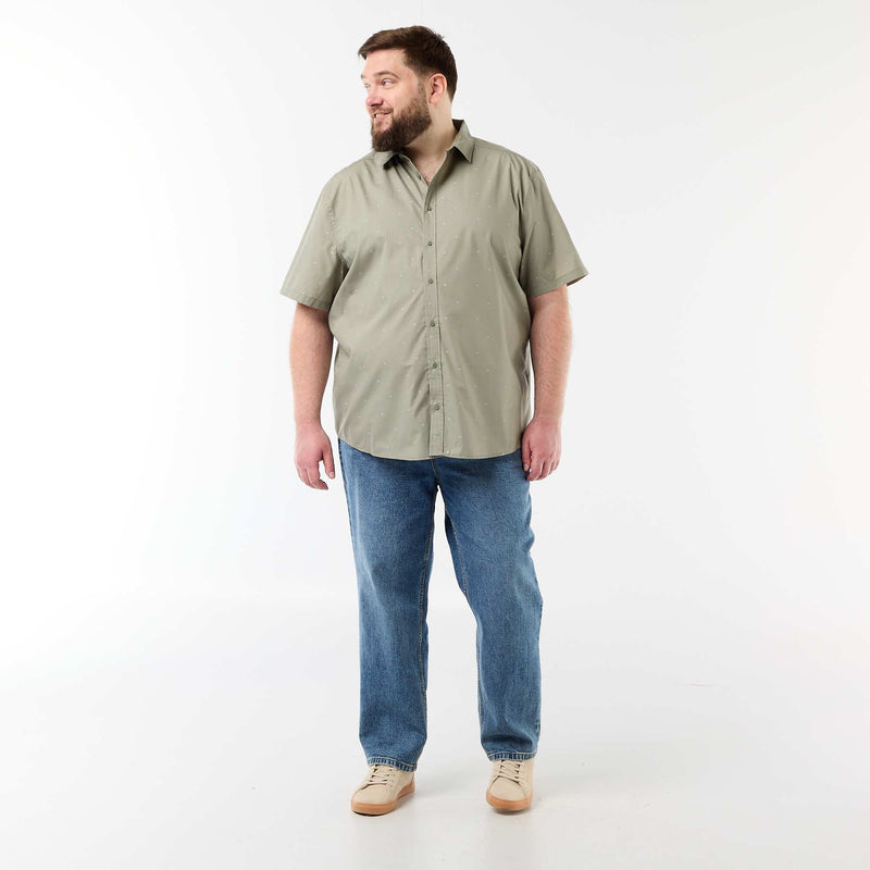 Chemise manches courtes à motif