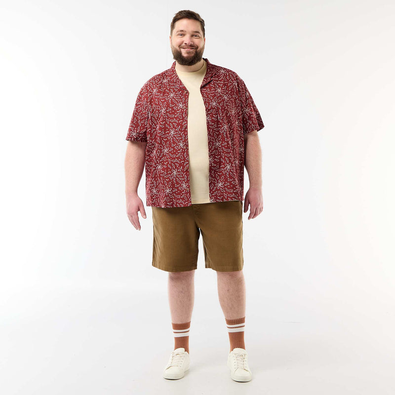 Chemise manches courtes à motif