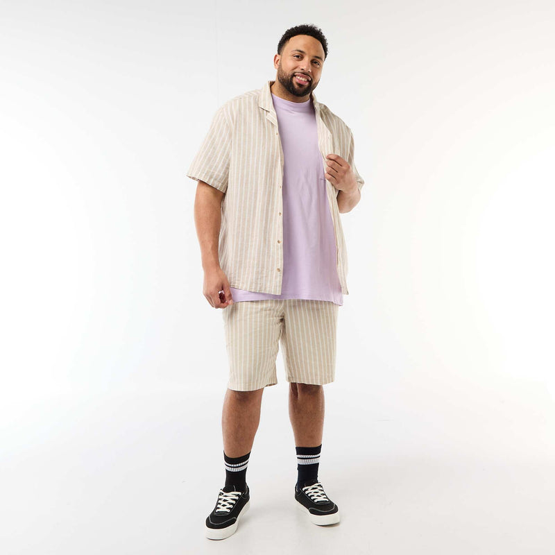Chemise en lin mélangé